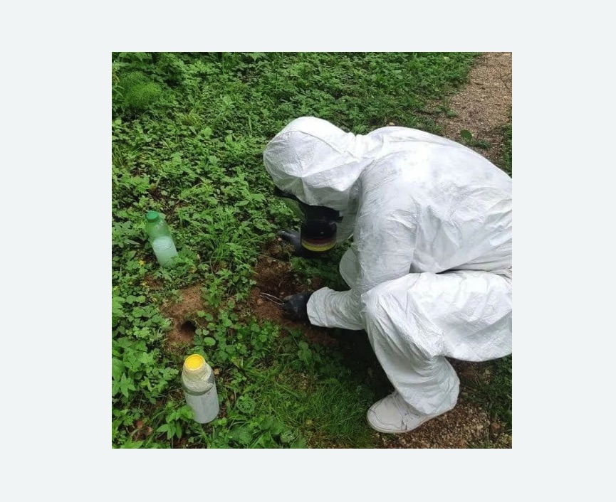 уничтожение кротов на участке в Болгаре